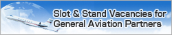 Slot & Stand Vacancies for General Aviation Parthers